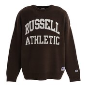 ラッセル(RUSSELL)(メンズ)KNIT CREW COLLEGE セーター RBM22F0009 GRN