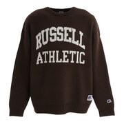 ラッセル（RUSSELL）（メンズ）KNIT CREW COLLEGE セーター RBM22F0009 GRN