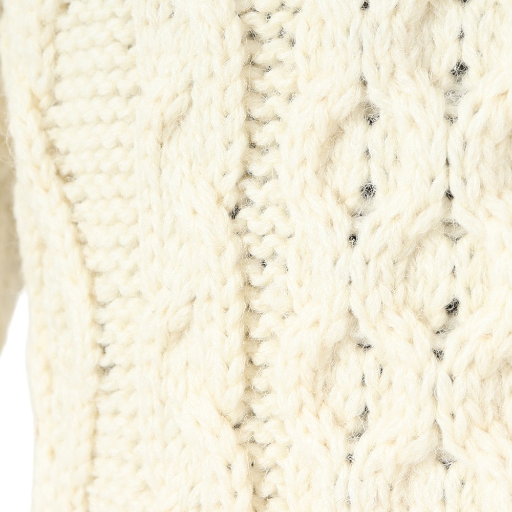 ケリーウーレンミルズ（KERRY WOOLLEN MILLS）（メンズ）アラン ケーブル クルー セーター KW-0002 Pure Aran