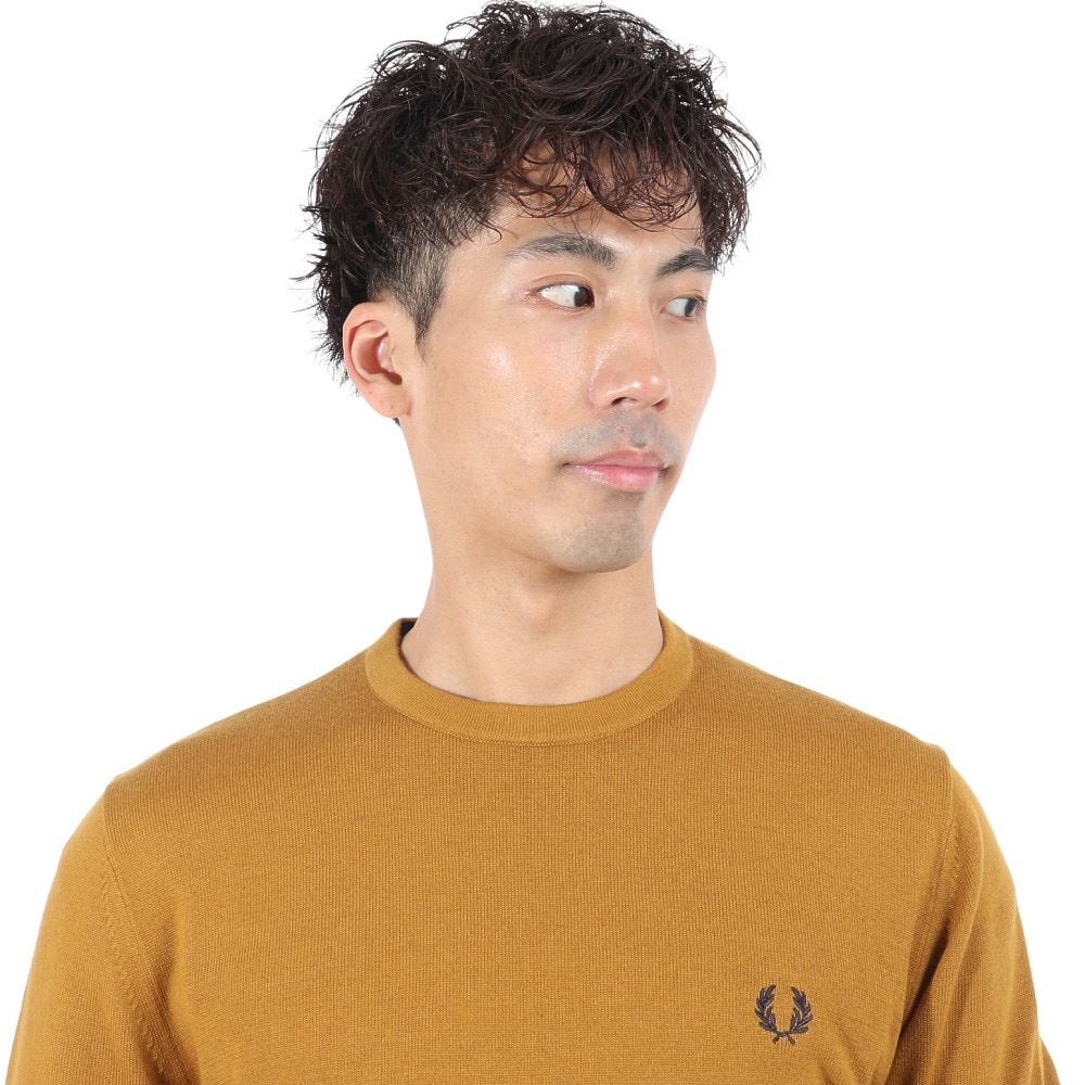 フレッドペリー（FRED PERRY）（メンズ）クラシック クルーネック Jumper ニット K9601-S81 23AW