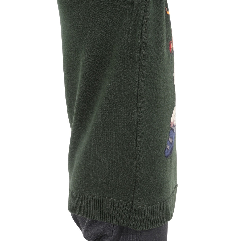 エクストララージ（XLARGE）（メンズ）BURNING MONSTER クルーネックニット 101234015002-GREEN