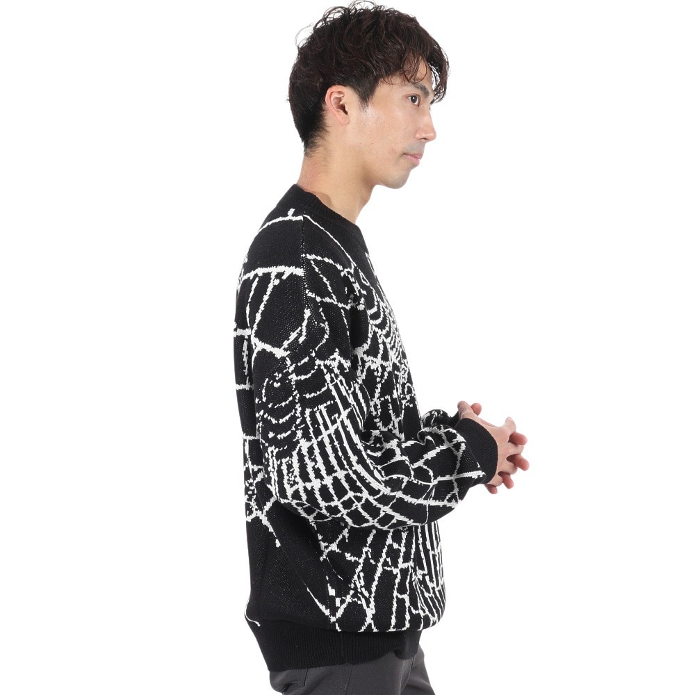 WASTED PARIS（WASTED PARIS）（メンズ）クルーネックニット スウェッターグリッド 2321-07216-01100