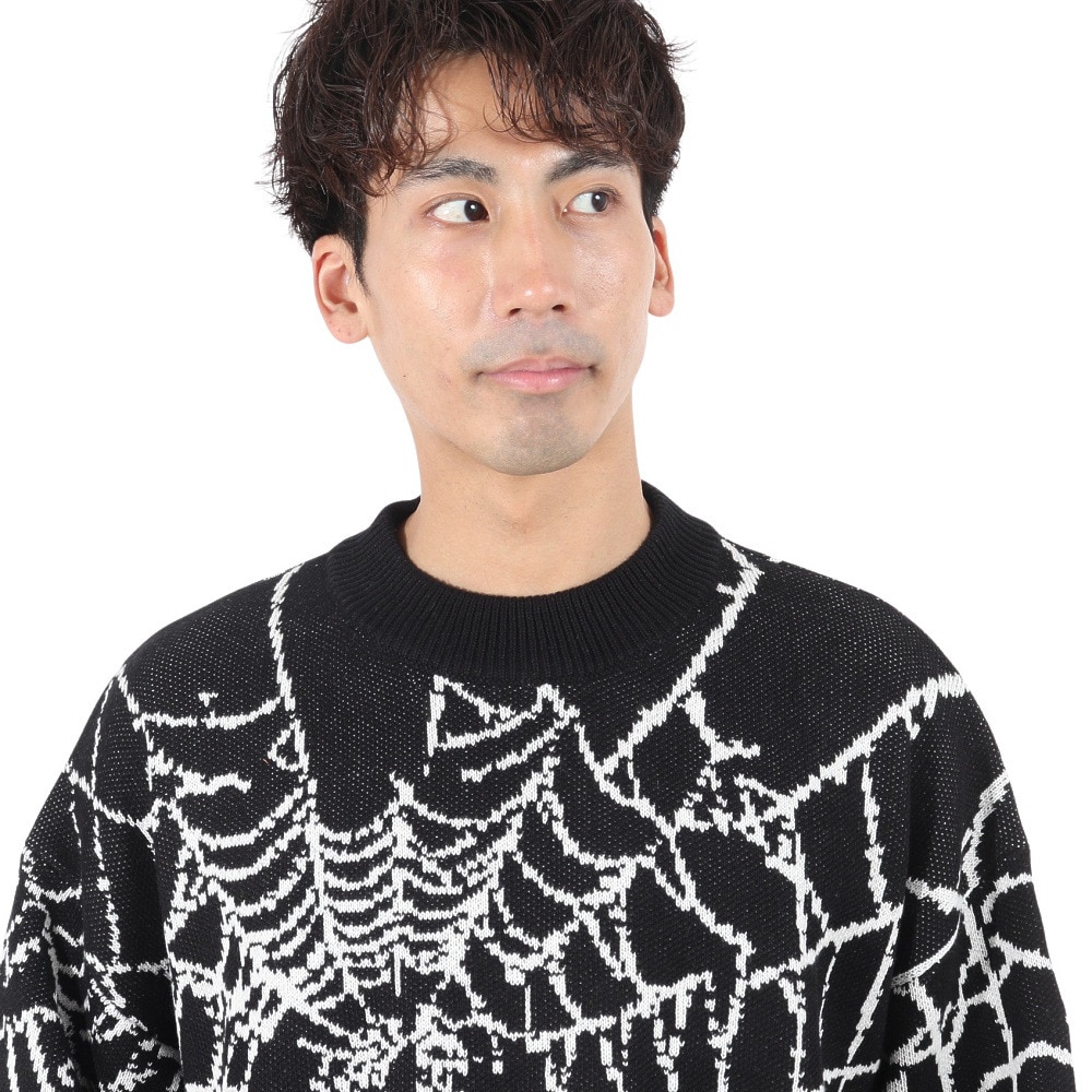 WASTED PARIS（WASTED PARIS）（メンズ）クルーネックニット スウェッターグリッド 2321-07216-01100