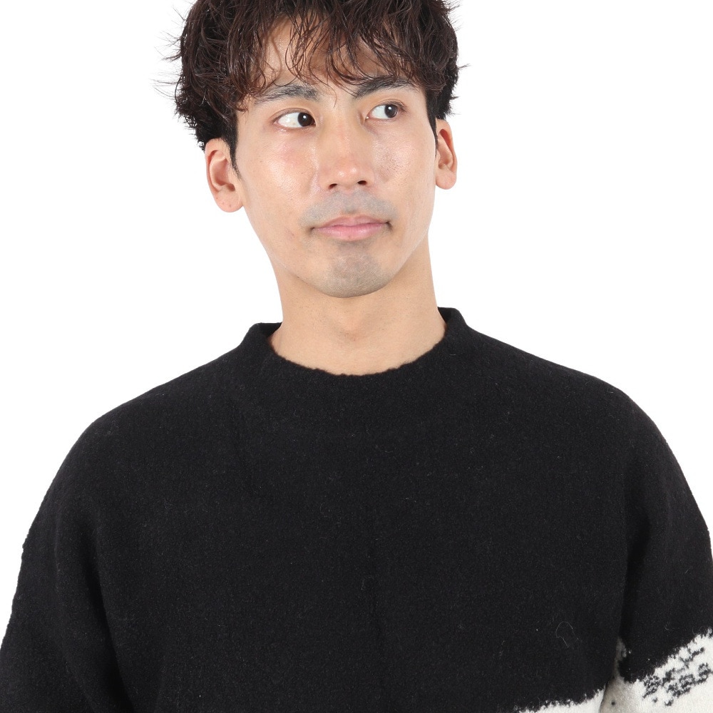 WASTED PARIS（WASTED PARIS）（メンズ）クルーネックニット スウェッターレイザーピルド 2321-07216-01200