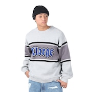 (メンズ)STRIPED クルーネックニット トップス 101241015001-GREY