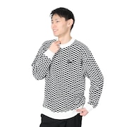 (メンズ)ブロックチェックジャカードニット 030-4170101-011