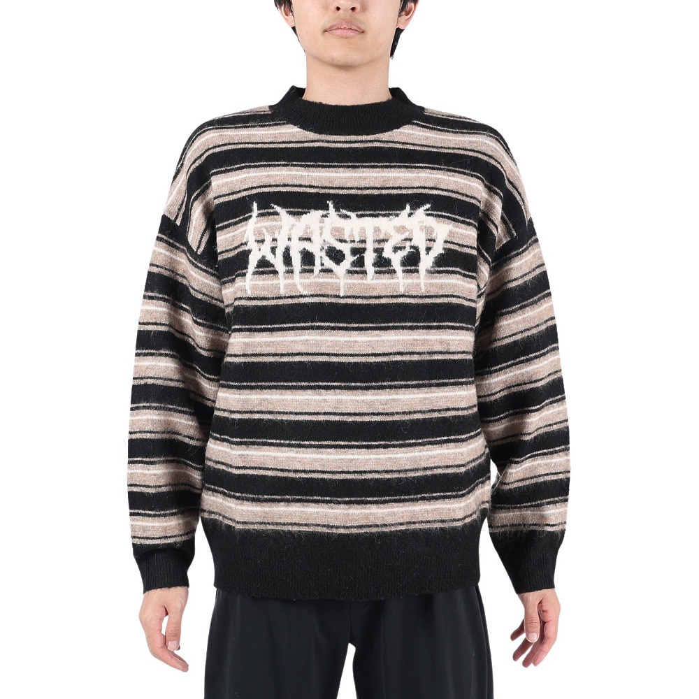 WASTED PARIS（WASTED PARIS）（メンズ）セーター Stripes Feeler Fuzzy 2322-07226-01000