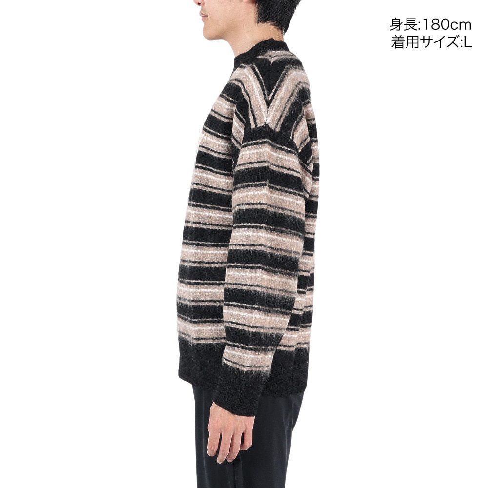 WASTED PARIS（WASTED PARIS）（メンズ）セーター Stripes Feeler Fuzzy 2322-07226-01000