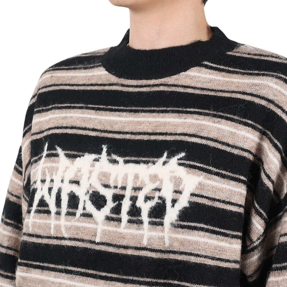 WASTED PARIS（WASTED PARIS）（メンズ）セーター Stripes Feeler Fuzzy 2322-07226-01000