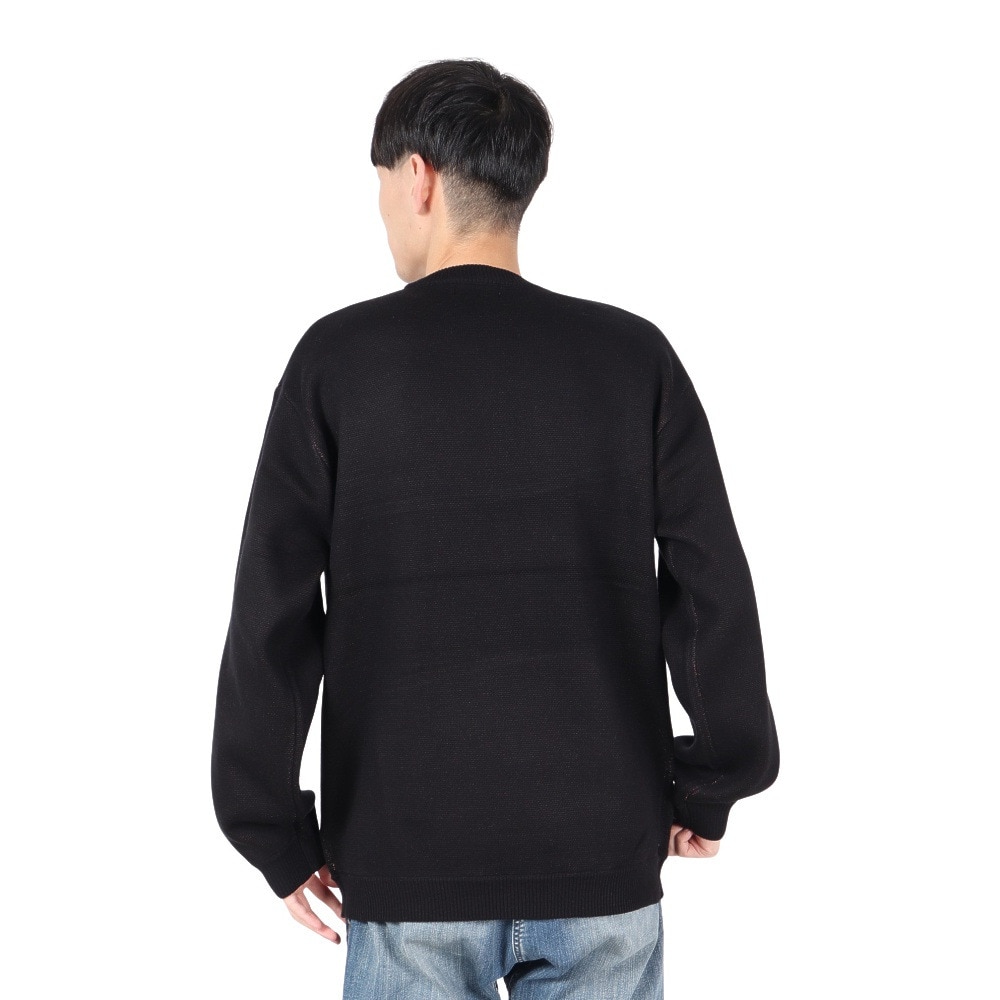 エクストララージ（XLARGE）（メンズ）FLAT DYNAMITE クルーネックニット セーター 101243015004-BLACK