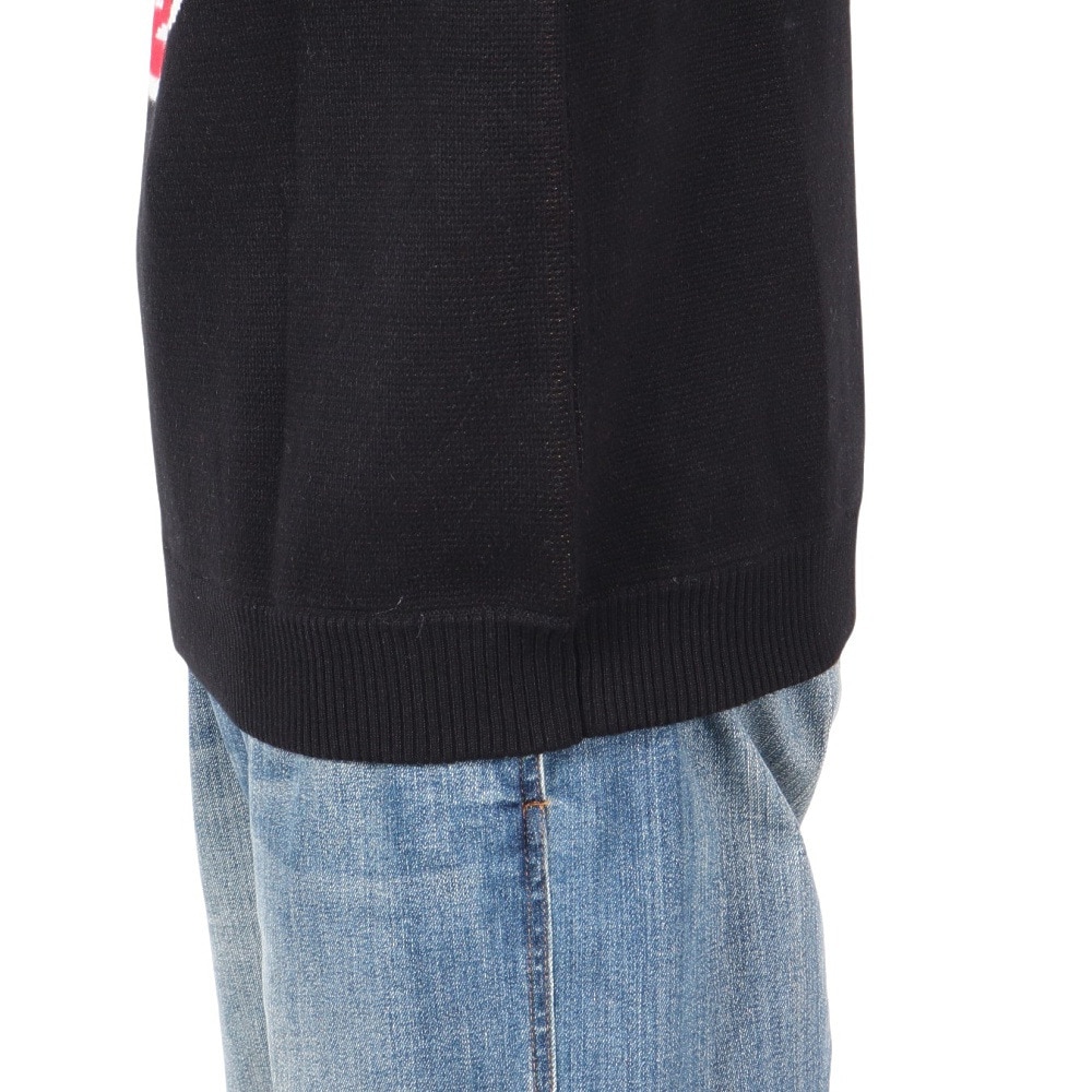 エクストララージ（XLARGE）（メンズ）FLAT DYNAMITE クルーネックニット セーター 101243015004-BLACK