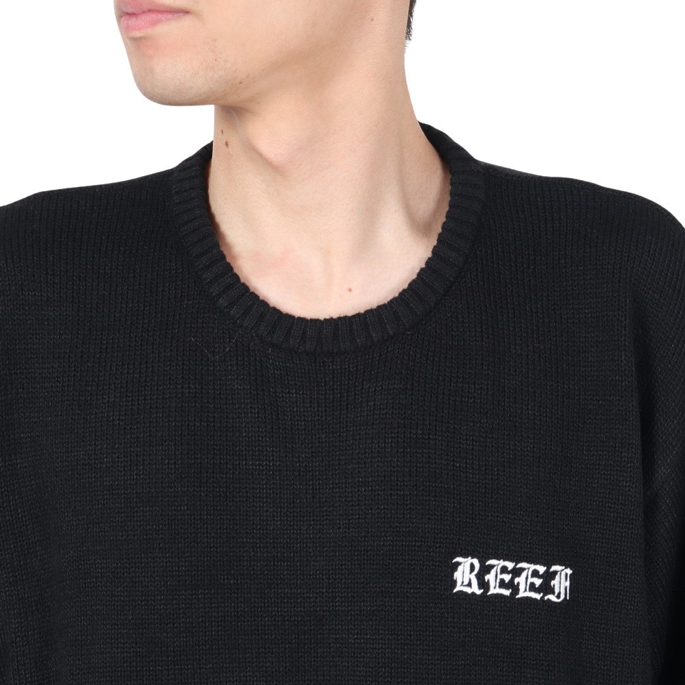 リーフ（REEF）（メンズ）BULKY ニット セーター RFKNM2401-BLK