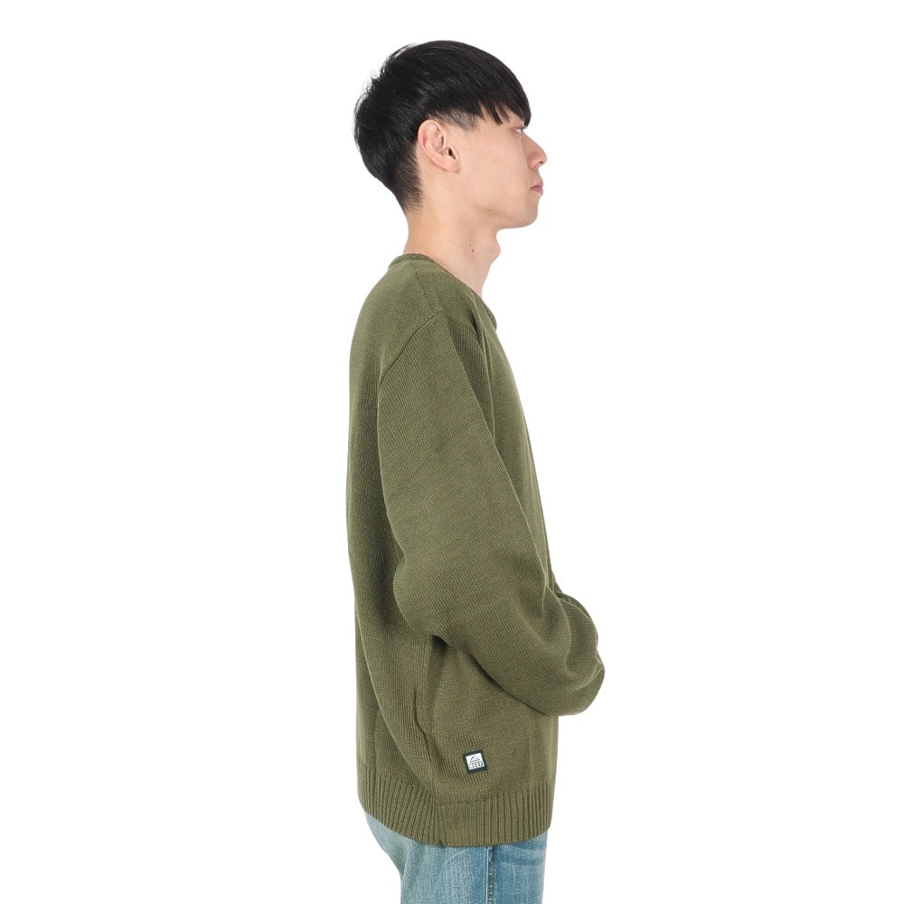 リーフ（REEF）（メンズ）BULKY ニット セーター RFKNM2401-OLV
