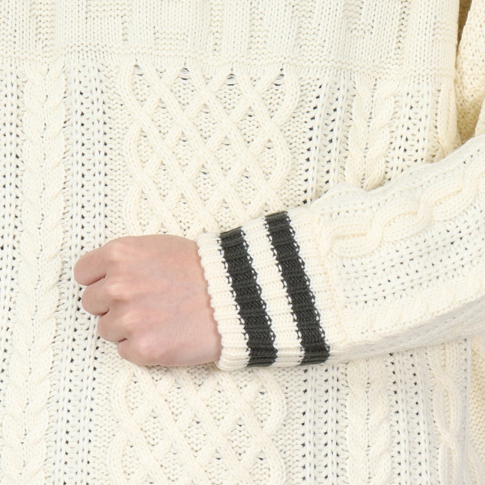 エクストララージ（XLARGE）（メンズ）CABLE クルーネックニット 101244015001-OFF WHITE