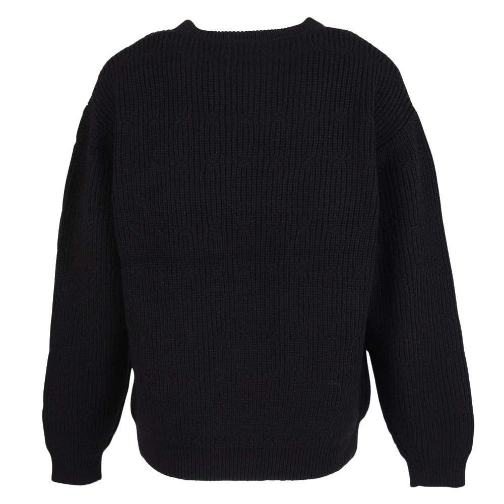 エクストララージ（XLARGE）（メンズ）DEFORMED CABLE クルーネックニット 101253015004-BLACK