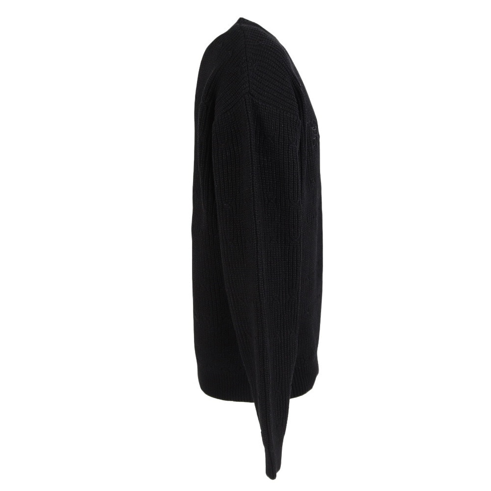 エクストララージ（XLARGE）（メンズ）DEFORMED CABLE クルーネックニット 101253015004-BLACK