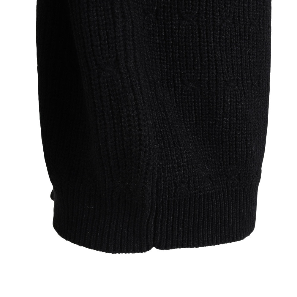 エクストララージ（XLARGE）（メンズ）DEFORMED CABLE クルーネックニット 101253015004-BLACK