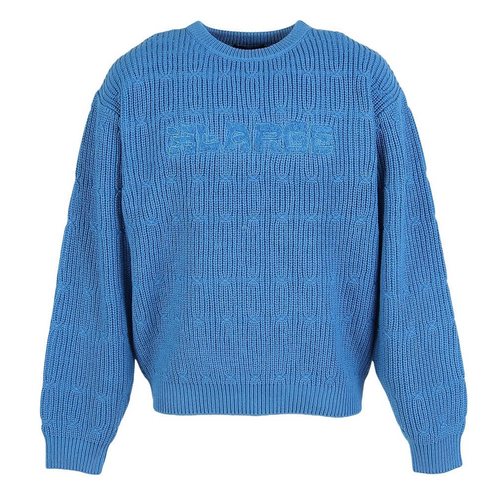 エクストララージ（XLARGE）（メンズ）DEFORMED CABLE クルーネックニット 101253015004-BLUE