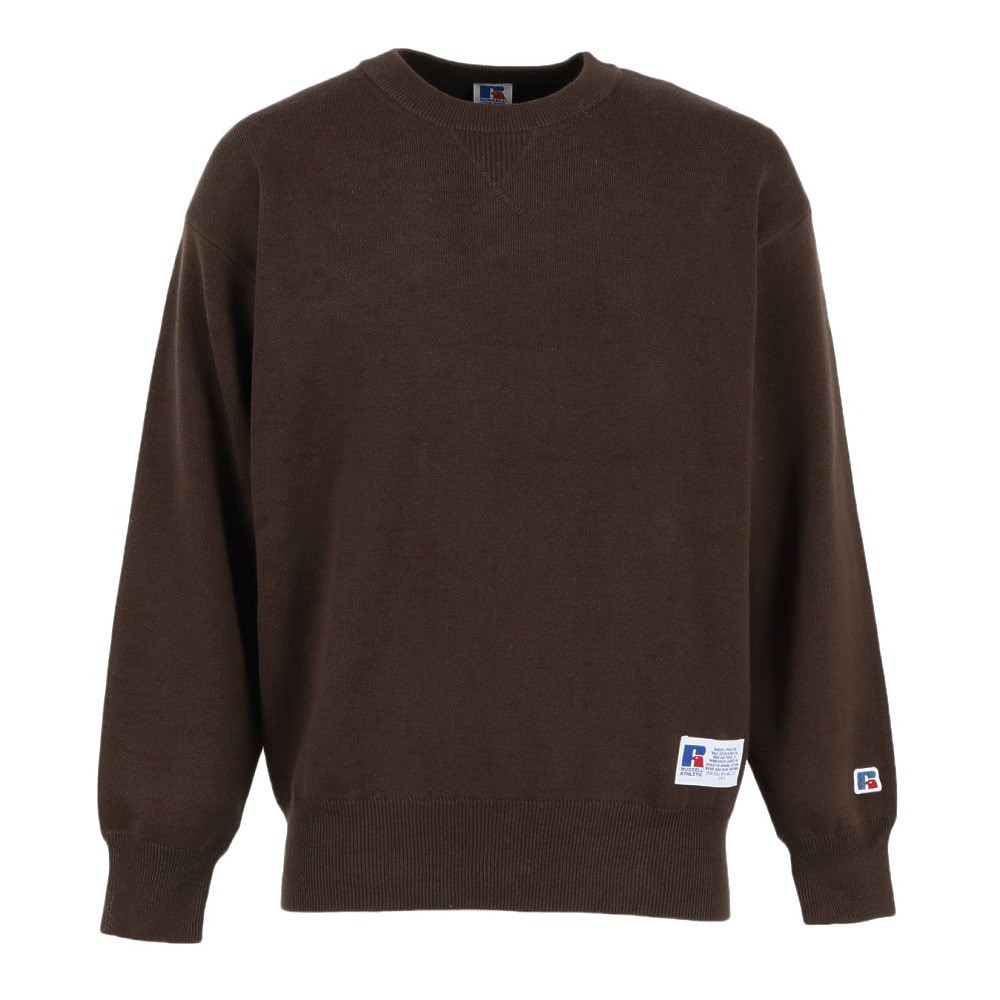 ラッセル（RUSSELL）（メンズ）スウェットライク クルーネック ニット