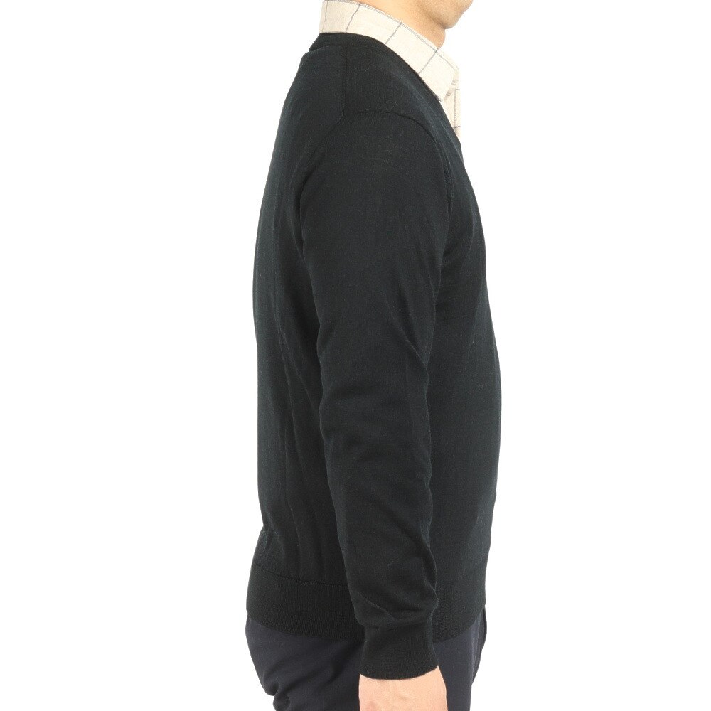 ラコステ（LACOSTE）（メンズ）ウォッシャブルウール Vネックニットセーター AH5809L-031