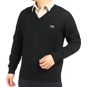 ラコステ(LACOSTE)(メンズ)ウォッシャブルウール Vネックニットセーター AH5809L-031