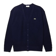 (メンズ)ガーター編みVネックカーディガン AH0397-99166