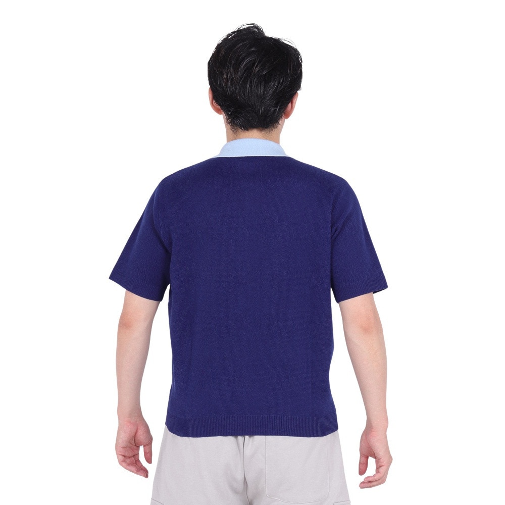 SPLR（SPLR）（メンズ）ジップ ニット ポロシャツ 2410-18115-00201