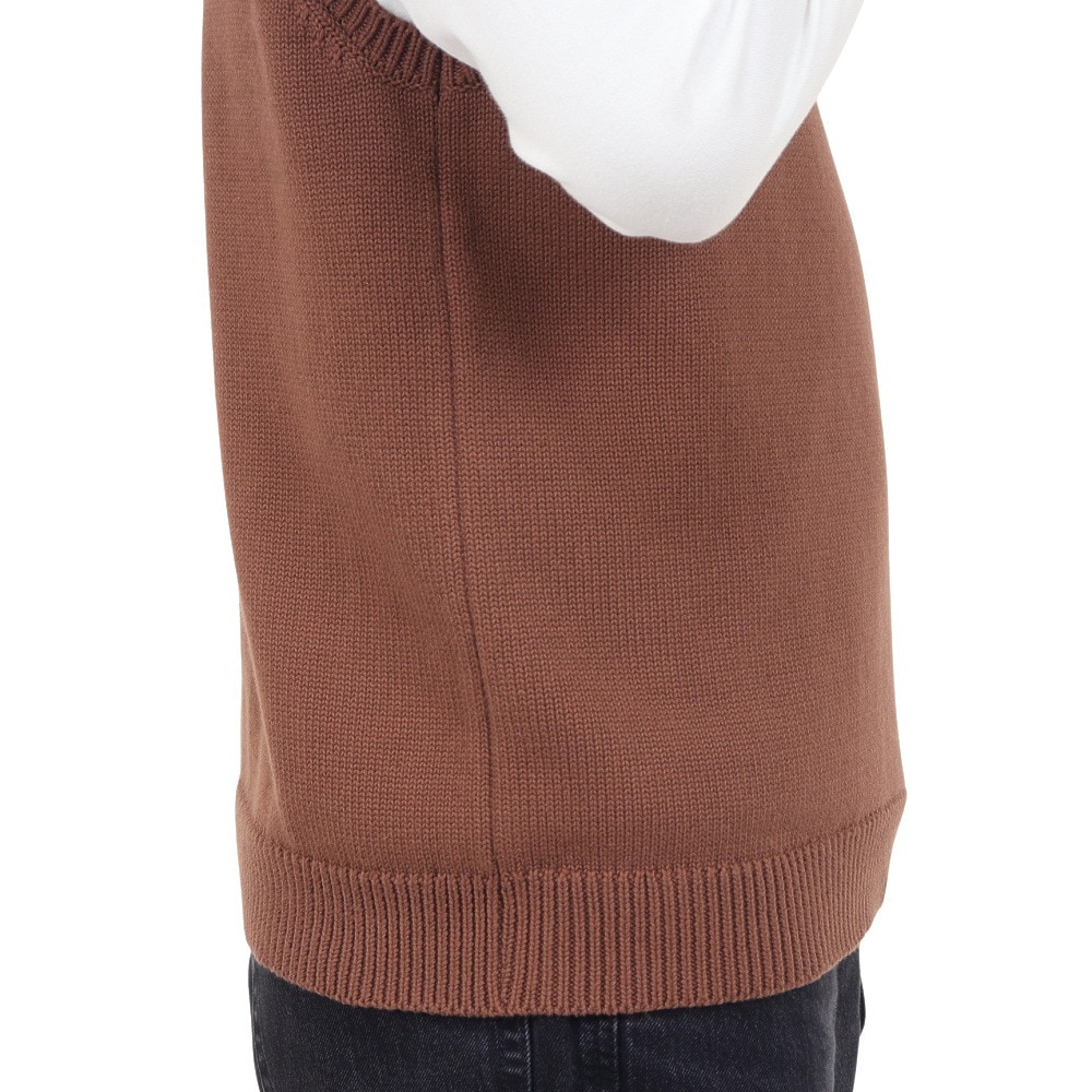 エクストララージ（XLARGE）（メンズ）ニットベスト メンズ OLD ENGLISH  101233015001-BROWN