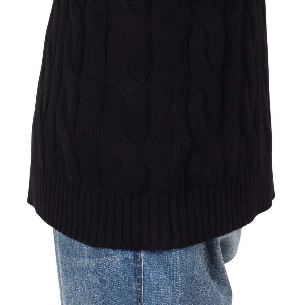 エクストララージ（XLARGE）（メンズ）CABLE KNIT ベスト 101243015001-BLACK