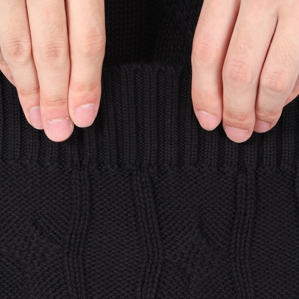 エクストララージ（XLARGE）（メンズ）CABLE KNIT ベスト 101243015001-BLACK