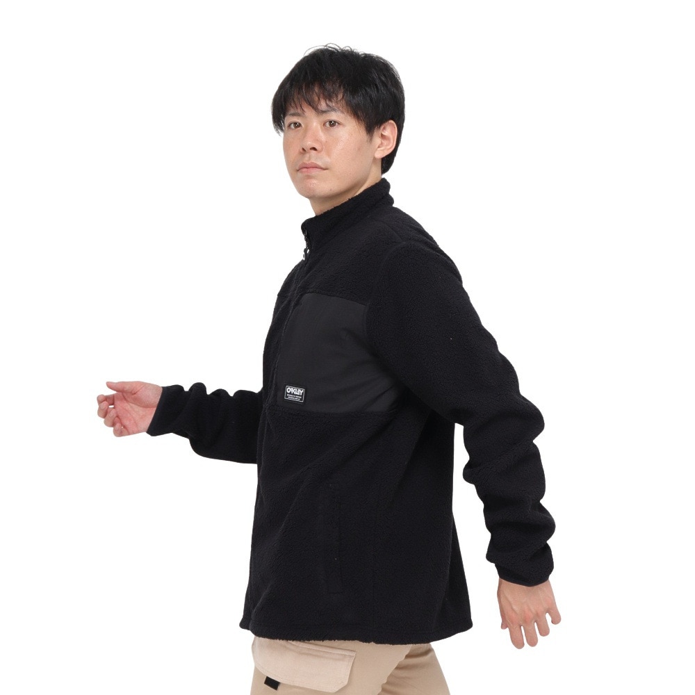 オークリー（OAKLEY）（メンズ）マウンテン ファイア シェルパ スウェットシャツ FOA403426-02E