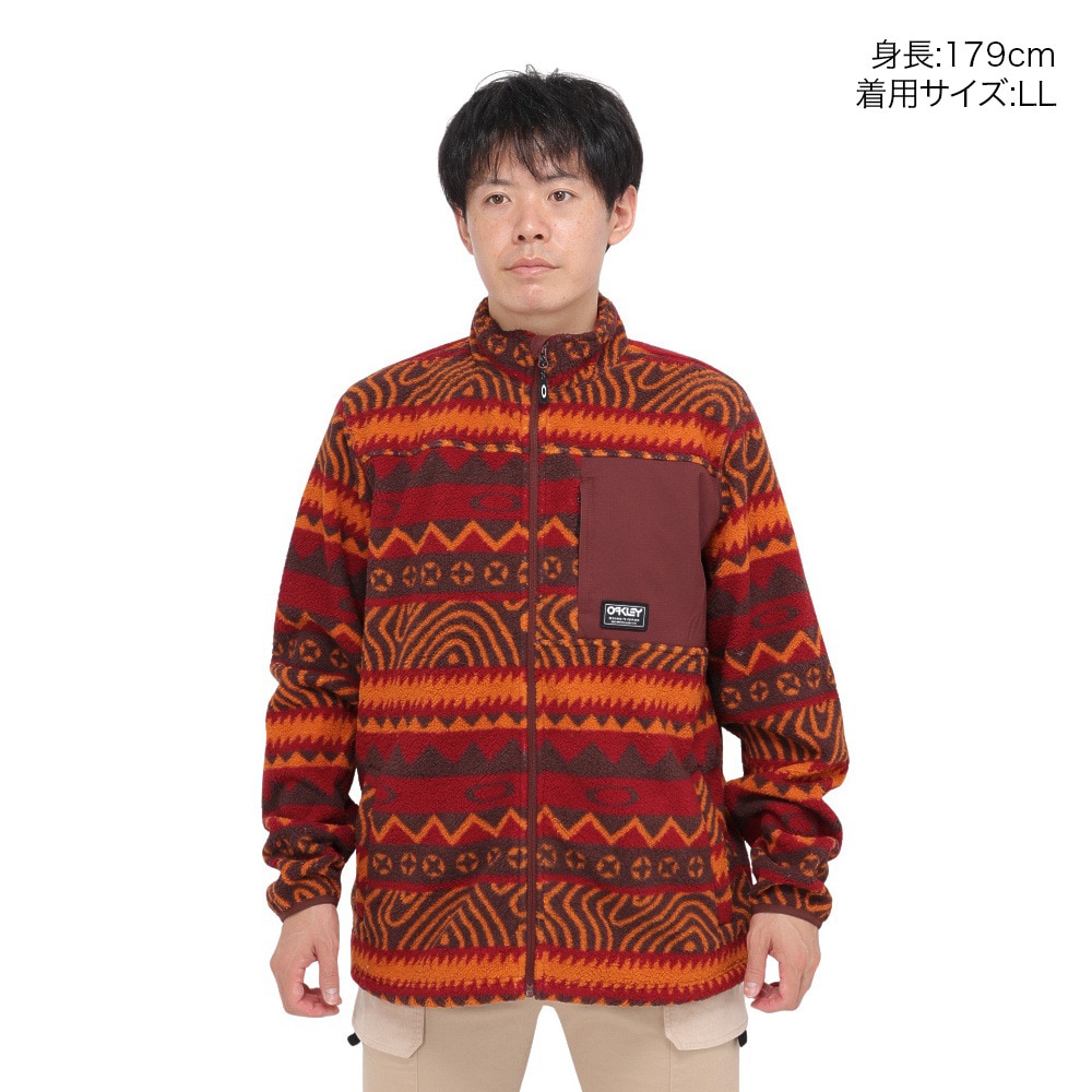 オークリー（OAKLEY）（メンズ）マウンテン ファイア シェルパ スウェットシャツ FOA403426-43R