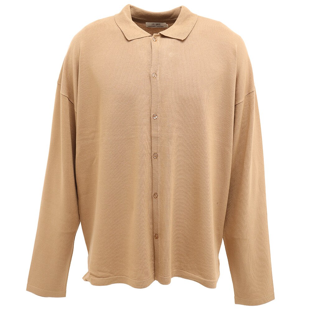  14Gニットシャツ 9951009-BEI