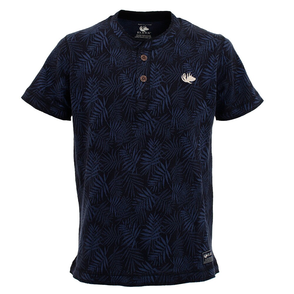  LEAF JAC HENLEY 半袖シャツ 881EK0HD3292NVY オンライン価格
