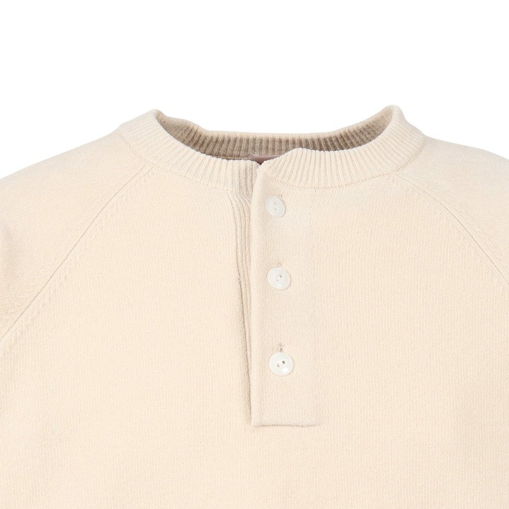ヘルスニット（Healthknit）（メンズ）ニットヘンリーネック 長袖