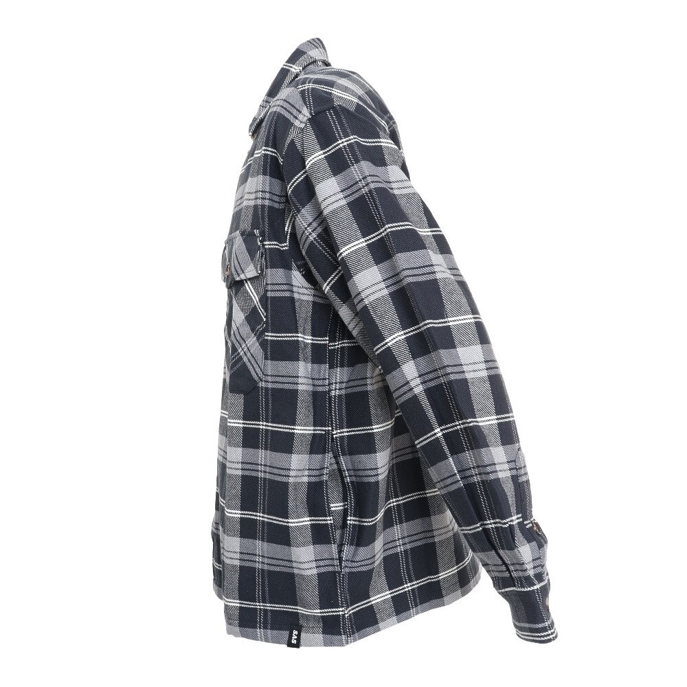 S.A.S（メンズ）ヘビーネル CPOシャツ SAS2125102-15:GRAY