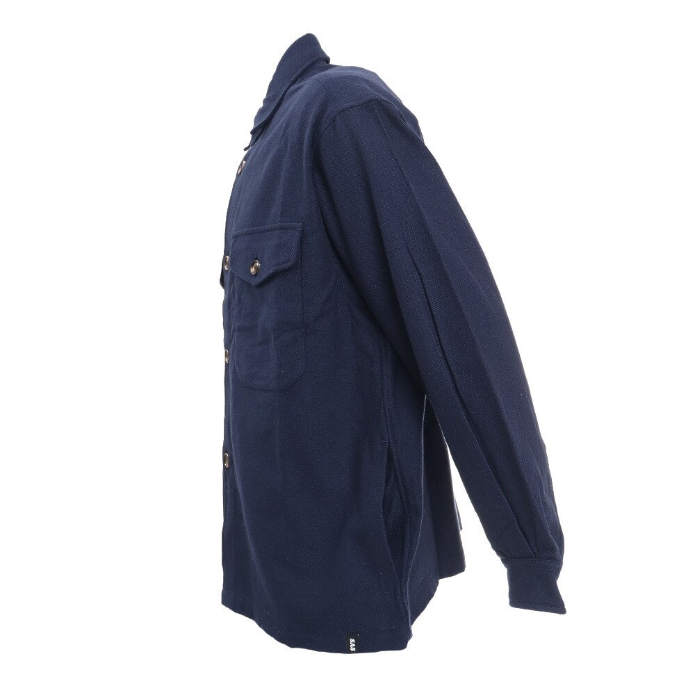 S.A.S（メンズ）ヘビーネル CPOシャツ SAS2125102-79:NAVY