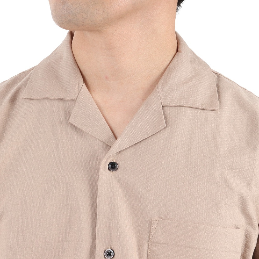 エスエーエス（S.A.S）（メンズ）半袖シャツ メンズ リラックスオープンカラーシャツ SAS2245902-20:BEIGE