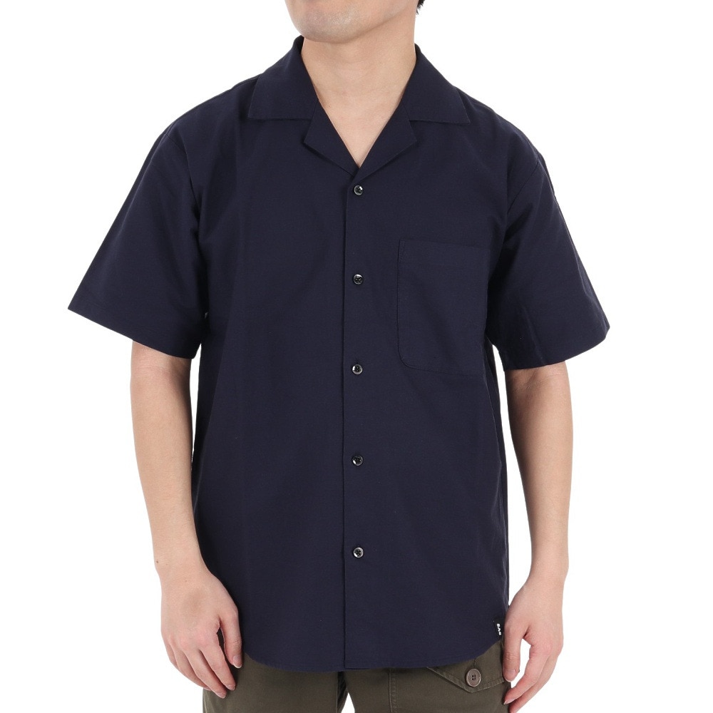 エスエーエス（S.A.S）（メンズ）半袖シャツ メンズ リラックスオープンカラーシャツ SAS2245902-79:NAVY