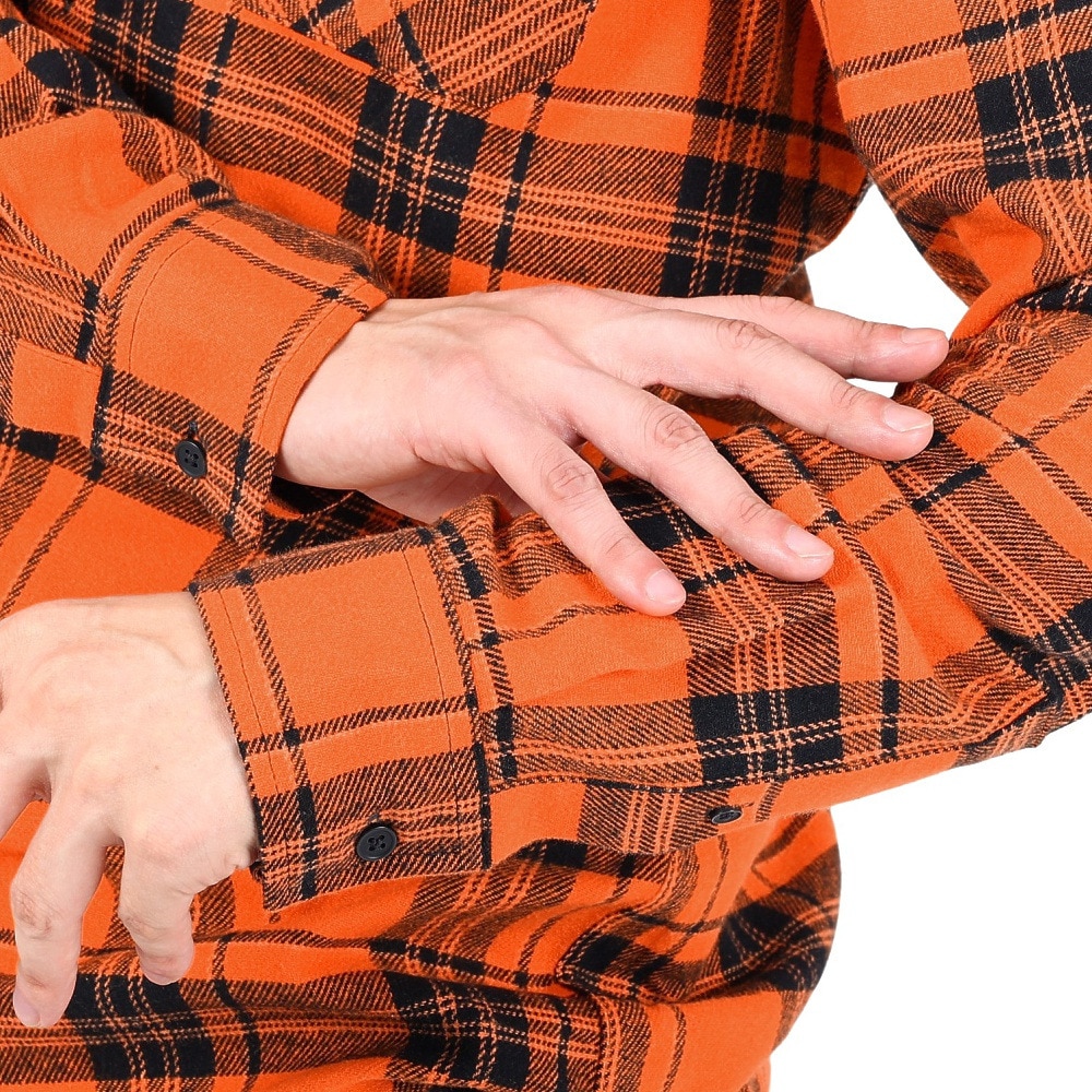 オークリー（OAKLEY）（メンズ）ボタンダウンシャツ PODIUM PLAID LS FLAN FOA402573-97E
