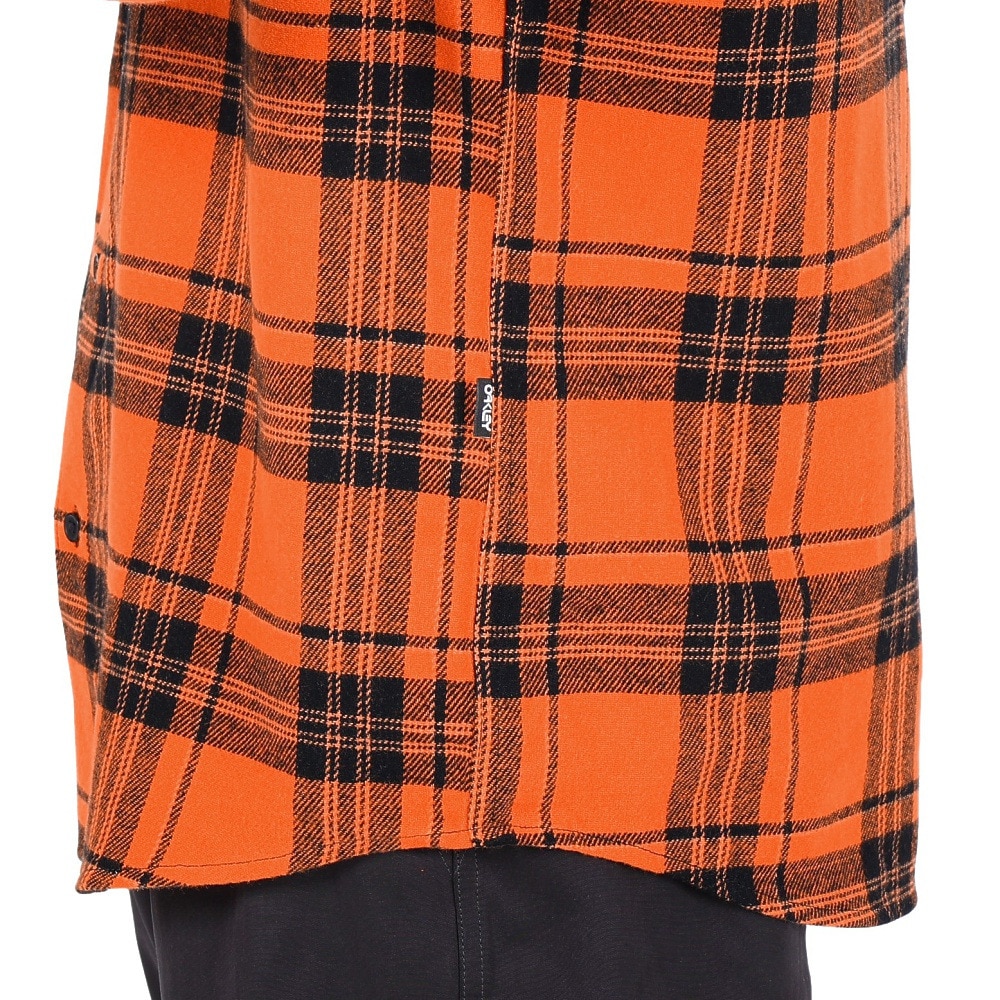 オークリー（OAKLEY）（メンズ）ボタンダウンシャツ PODIUM PLAID LS FLAN FOA402573-97E