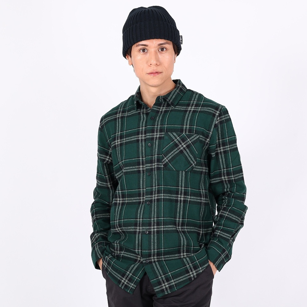 オークリー（OAKLEY）（メンズ）ボタンダウンシャツ PODIUM PLAID LS FLAN FOA402573-9F2