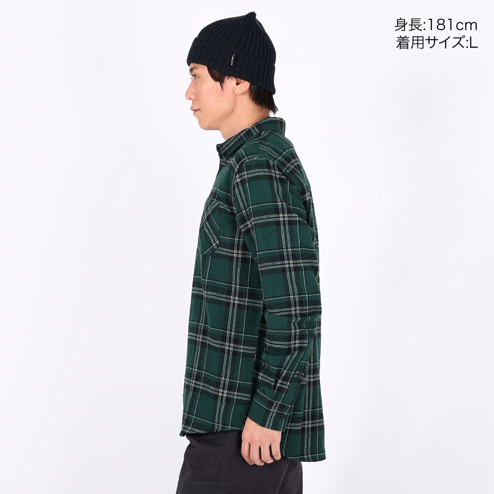 オークリー（OAKLEY）（メンズ）ボタンダウンシャツ PODIUM PLAID LS FLAN FOA402573-9F2