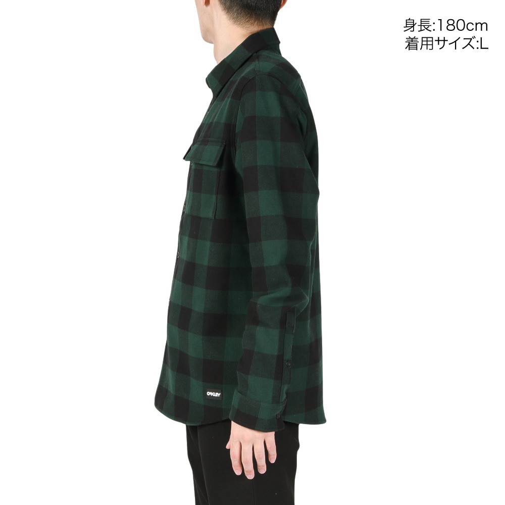 オークリー（OAKLEY）（メンズ）長袖シャツ BEAR COZY FLANNEL FOA402577-9GV