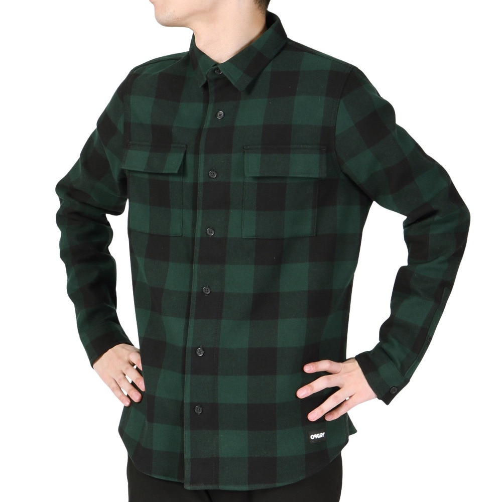 オークリー（OAKLEY）（メンズ）長袖シャツ BEAR COZY FLANNEL FOA402577-9GV