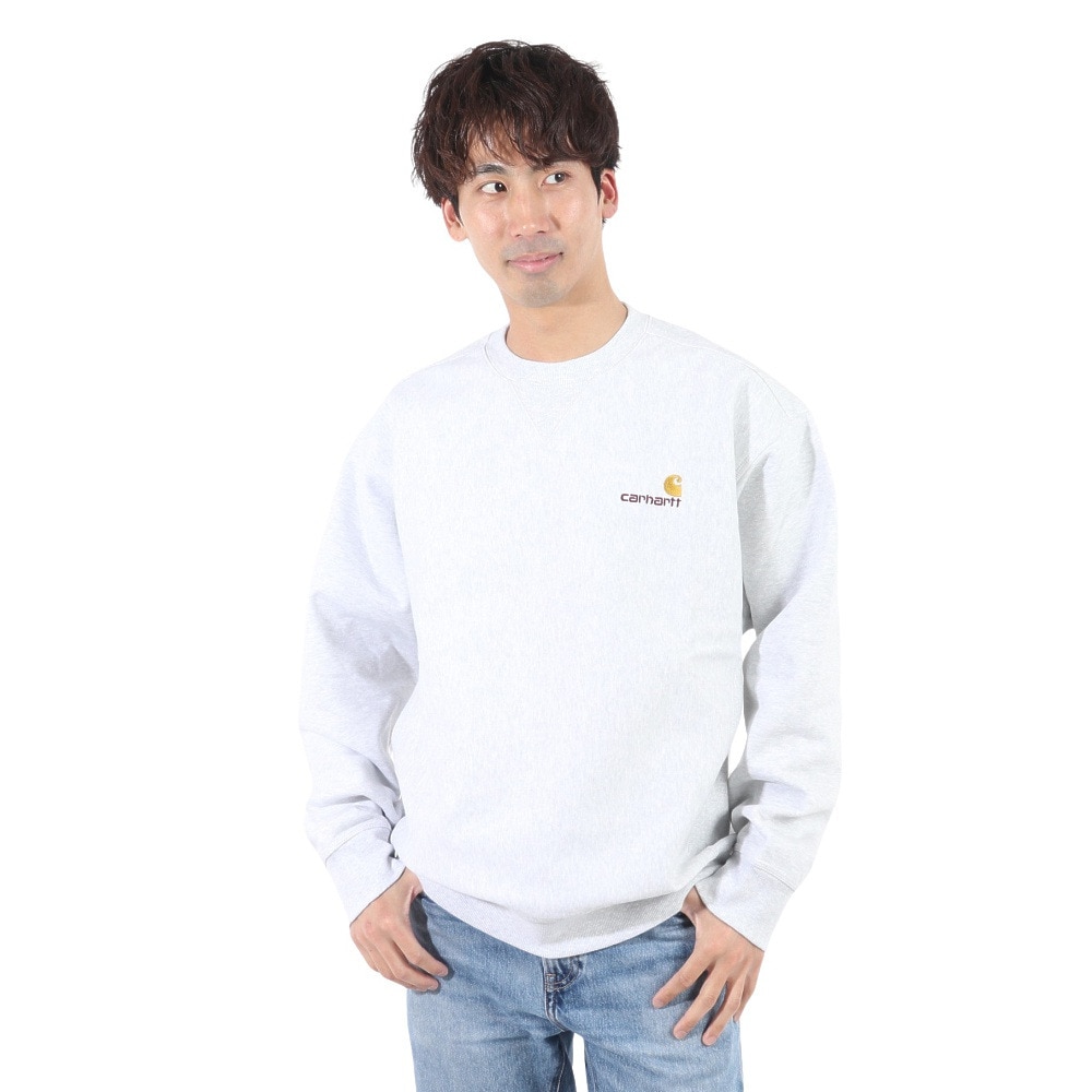 カーハート（CARHARTT）（メンズ）アメリカンスクリプトスウェットシャツ I025475482XX23FW