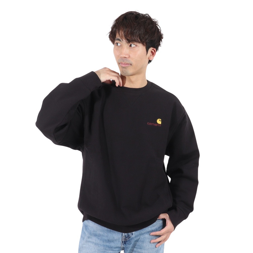 カーハート（CARHARTT）（メンズ）アメリカンスクリプトスウェットシャツ I02547589XX23FW