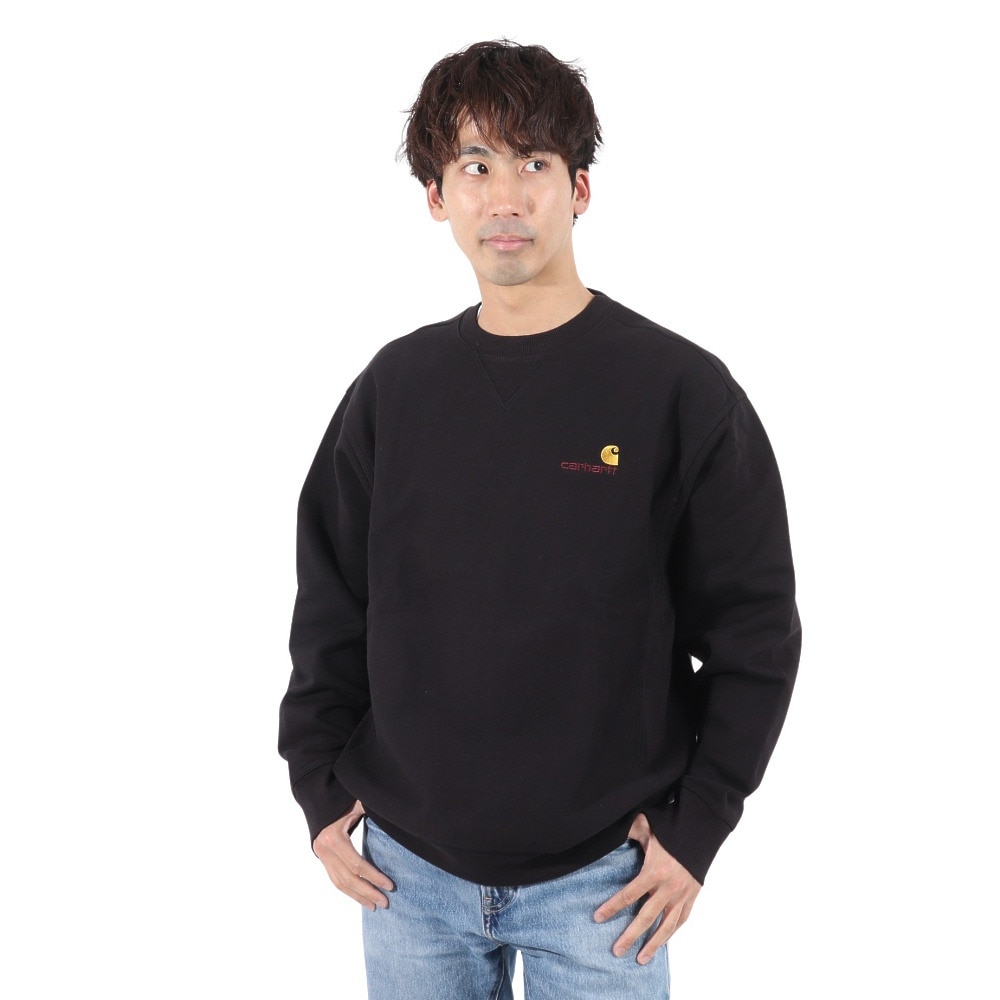 カーハート（CARHARTT）（メンズ）アメリカンスクリプトスウェットシャツ I02547589XX23FW