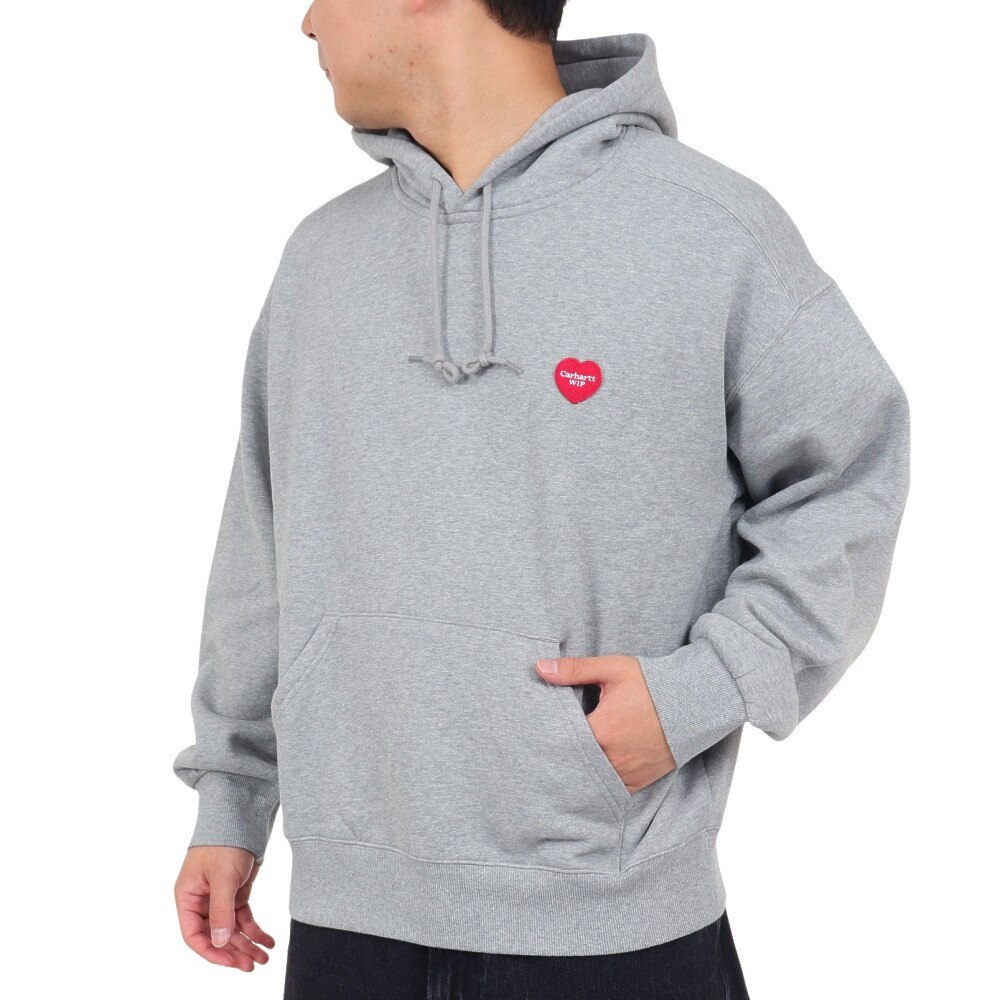 カーハート（CARHARTT）（メンズ）ハート パッチスウェット フーディ I032450V6XX23FW