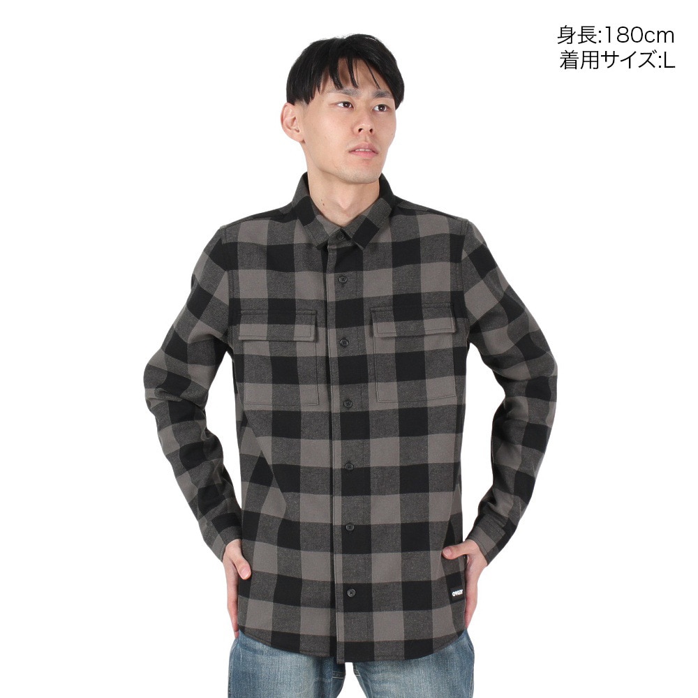 オークリー（OAKLEY）（メンズ）BEAR COZY FLANNEL 長袖シャツ FOA402577-9FP